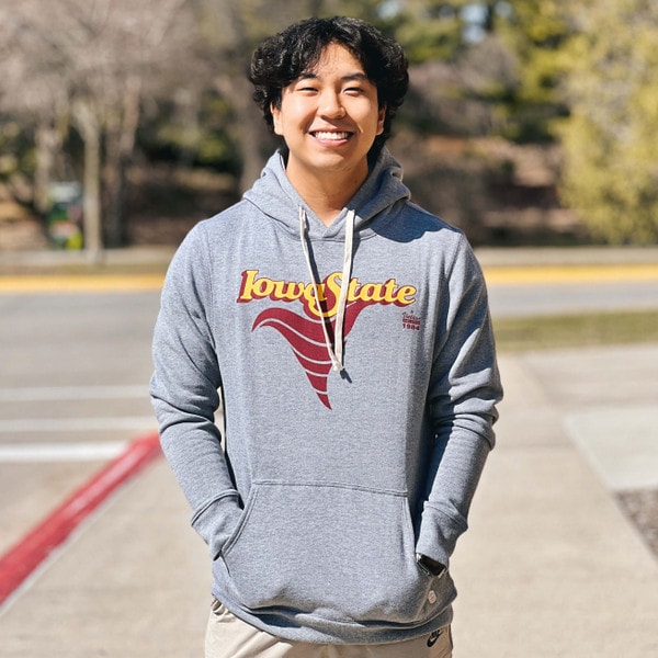 Homefield Iowa State Swirl Gray Hoodie